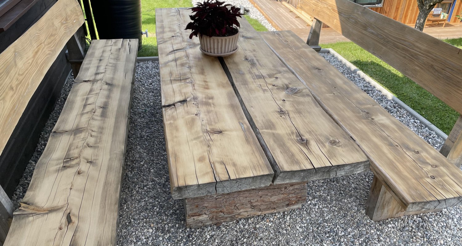 Terras, &copy; Drauweg Appartements