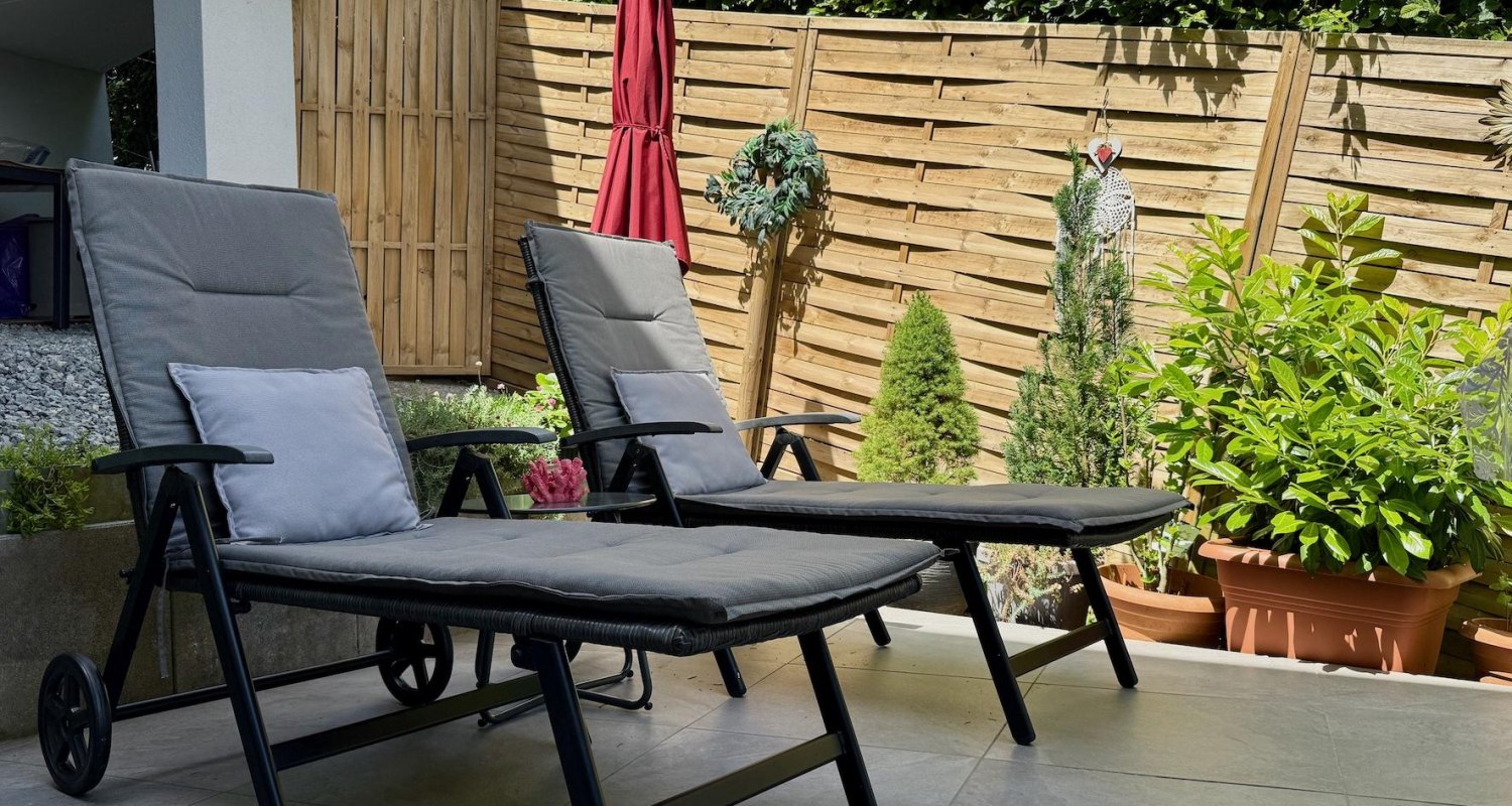 Gem&uuml;tliche Terrasse FeWo Margarethe