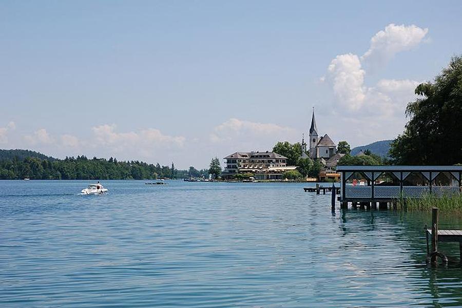 Blick auf Maria Wörth Blick auf Maria Wörth
