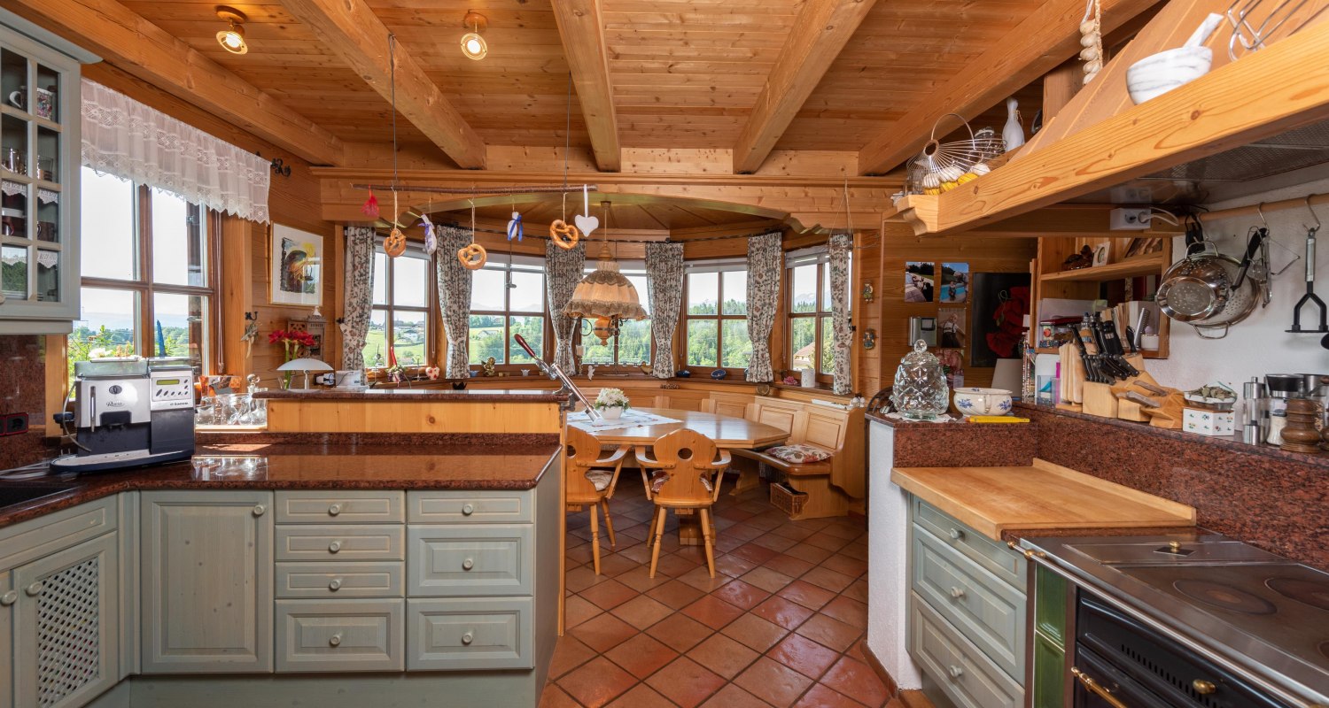 Offene Küche Erdgeschoss, © Kraxlhütte