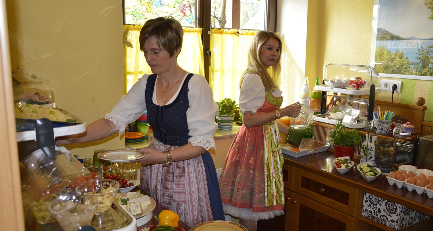 Fr&uuml;hst&uuml;ck in unserem Haupthaus  K&auml;rntnerhof